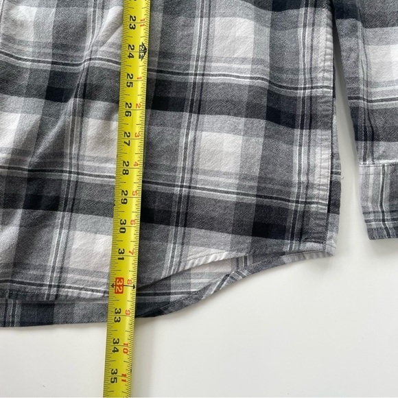Duluth Training Company Men's White Black Plaid Flannel Button Down Size XL TALL - Picture 6 of 6